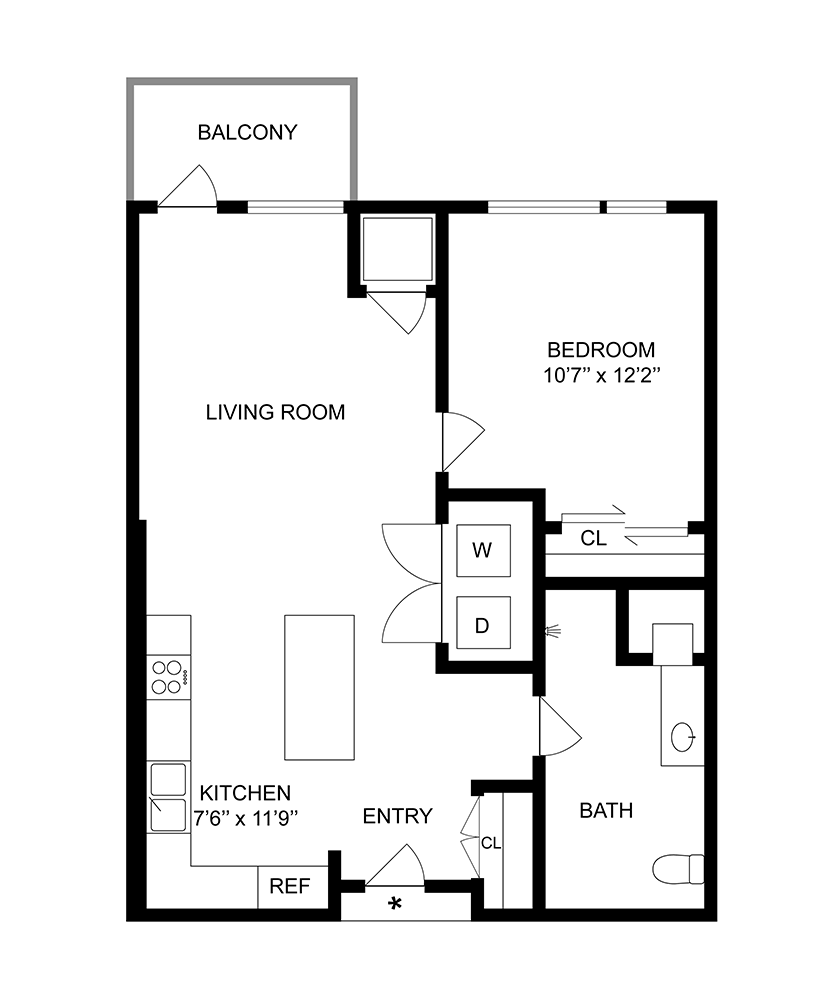 Pollock floor plan